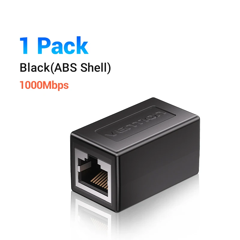 Ventie RJ45 Connector Cat7/6/5e Ethernet Adapter Vrouw-vrouw 8P8C Patch Netwerk Extender Verlengdraad voor Ethernet kabel