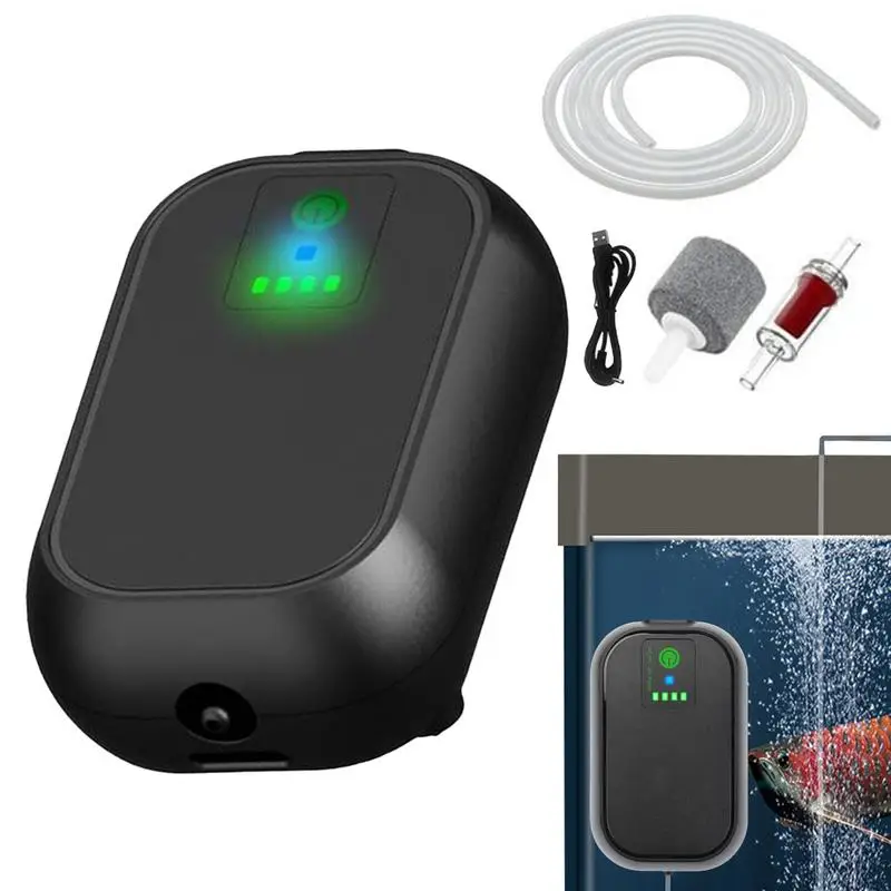 Bait Aerator Oxygen Pump For Fishing Portable Quiet Outdoor Fishing Bait Bucket Aerator Oxygen Pump For Aquarium