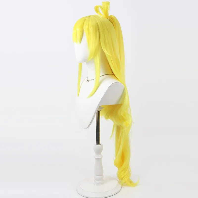Peruka do cosplayu Aida Mana, długa żółta peruka do cosplayu Aida Mana na Comicon, imprezę, dla dorosłych kobiet i mężczyzn