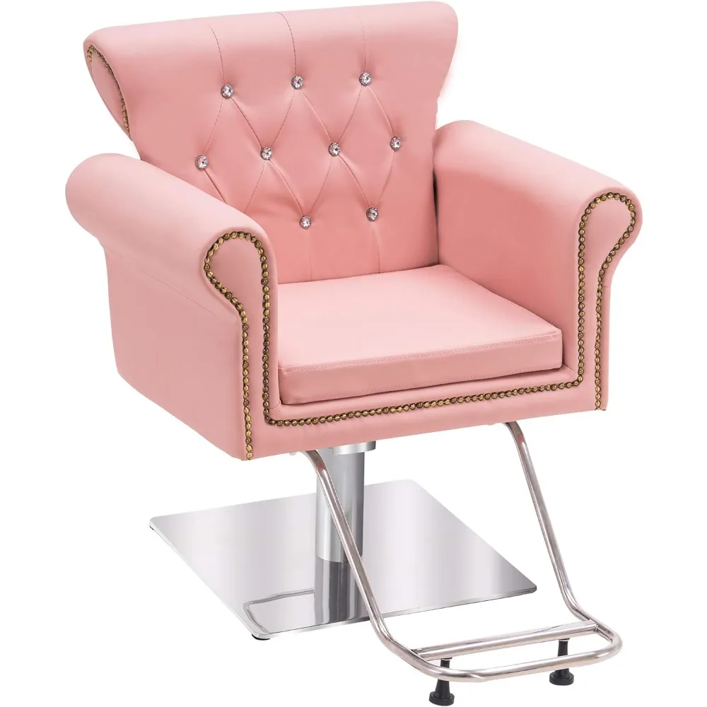 

Classic Styling Salon Chair for Hair Stylist Antique Hydraulic Barber Chair Beauty Spa Equipment Upgraded Comfort Well Made