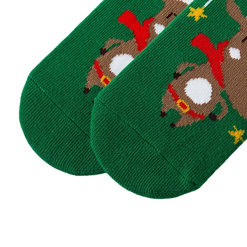 3 Pair Christmas Socks for Children Kids Snowman Winter Autumn Warm Socks Xmas New Year Sock Cotton Santa Claus Sock 1-8 Years