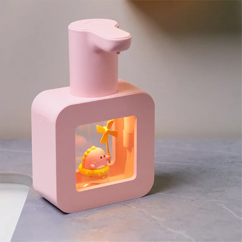 USB Charging 400ml Liquid Dispensers Wash Handtizer Automatic Soap Dispenser New Automatic Soap Dispenser Cute Pet Contact Free