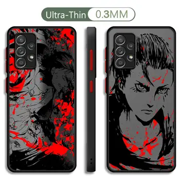 適用於三星 Galaxy A54 A53 A52 A14 A13 A12 A24 A23 A22 A51 A71 A32 A34 A33 A31 A50 A72 A73 的手機殼,艾倫主題,出自《進擊的巨人》 8 最佳銷售 三星 A22 5G 後蓋 - №5