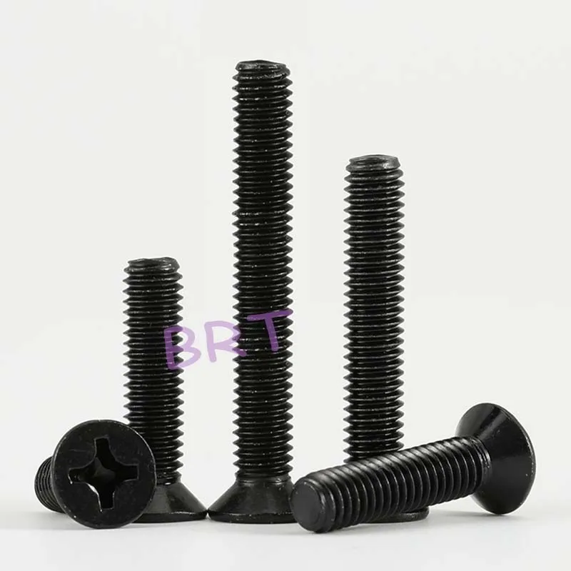 

20Pcs M2 M2.5 M3 M4 M5 M6 304 Stainless Steel Cross Recessed Countersunk Screw Phillips Flat Head Machine Screws L=3-50mm