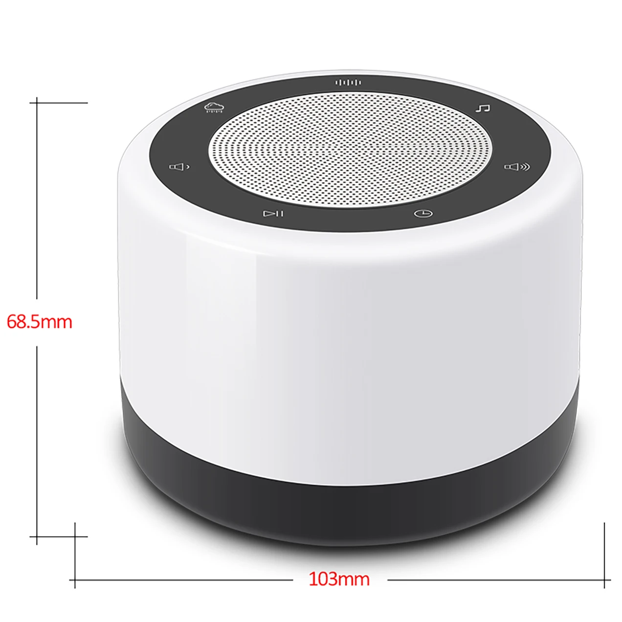 Imagem -06 - Led Night Light Baby Dormir Machine 16 White Sound Noise Machine Dimming Timeable para Dormir Lâmpada de Suporte