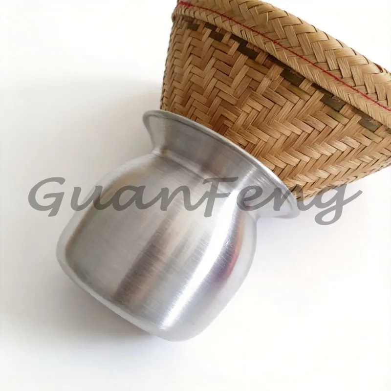 Thai Sticky Rice Steamer Pot for Mango Pineapple Sweet Rice, Restaurant Commercial Cookware