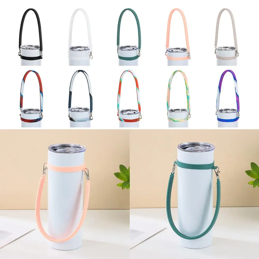 Soft Water Bottle Sling Holder New Silicone Water Bottle Accessories Water Bottle Handle Durable Water Cup Silicone Strap