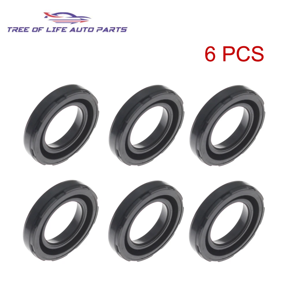 6PCS 13276-31U10 13276-31U1A 1327631U10 1327631U1A Spark Plug Oil Seal FOR NISSAN VQ30 VQ35 VQ20 VQ25 QG16 Engine