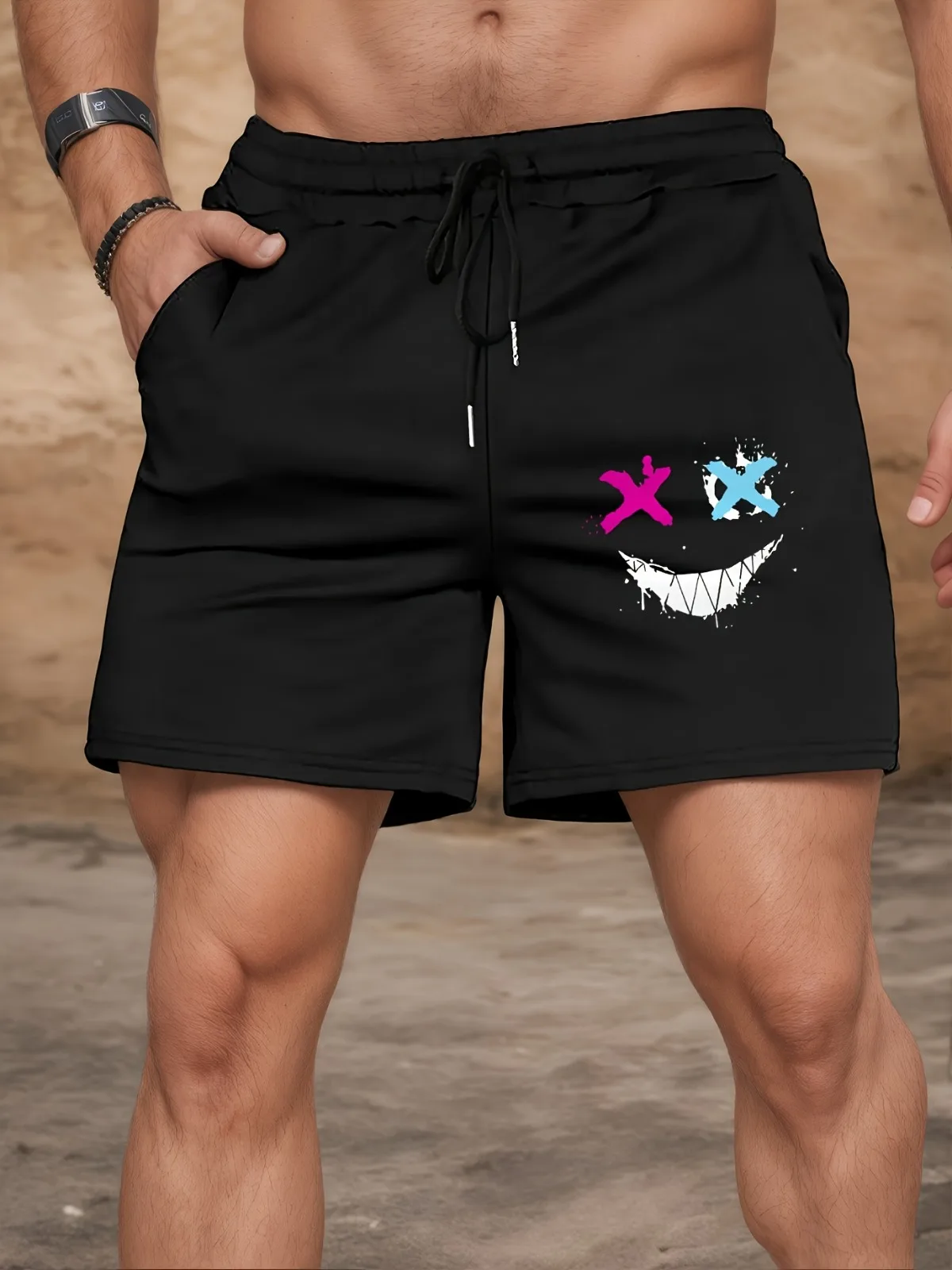 

Мужские спортивные шорты, подходящие для бега, тренировок, фитнеса, бега, спортивного дизайна, дышащего материала, уличного стиля