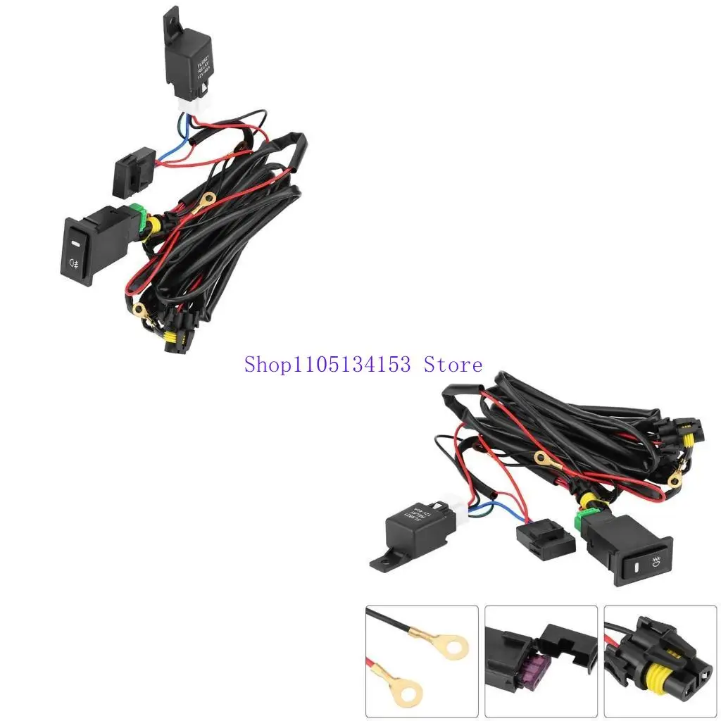 

HG89 12V Универсальный автомобильный светодиодный выключатель FOG Light Switch набор для замены замены части автомобильной для