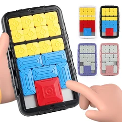 Huarong Road Puzzle Board Game Logical Thinking Interactive Toy 500+ Leveled Up Super Slide Game Kid Birthday Gift