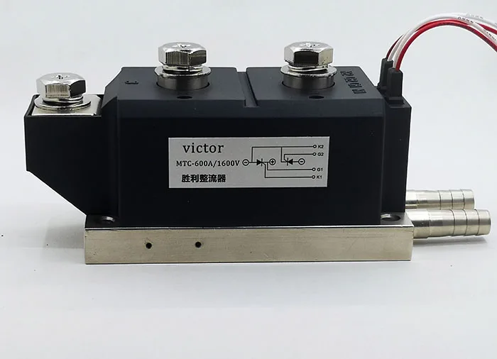 Modul Thyristor Seri MTC MTC110A-800A 1600V Berpendingin Udara/Pengatur Kecepatan Tipe Regulator Voltase Berpendingin Air