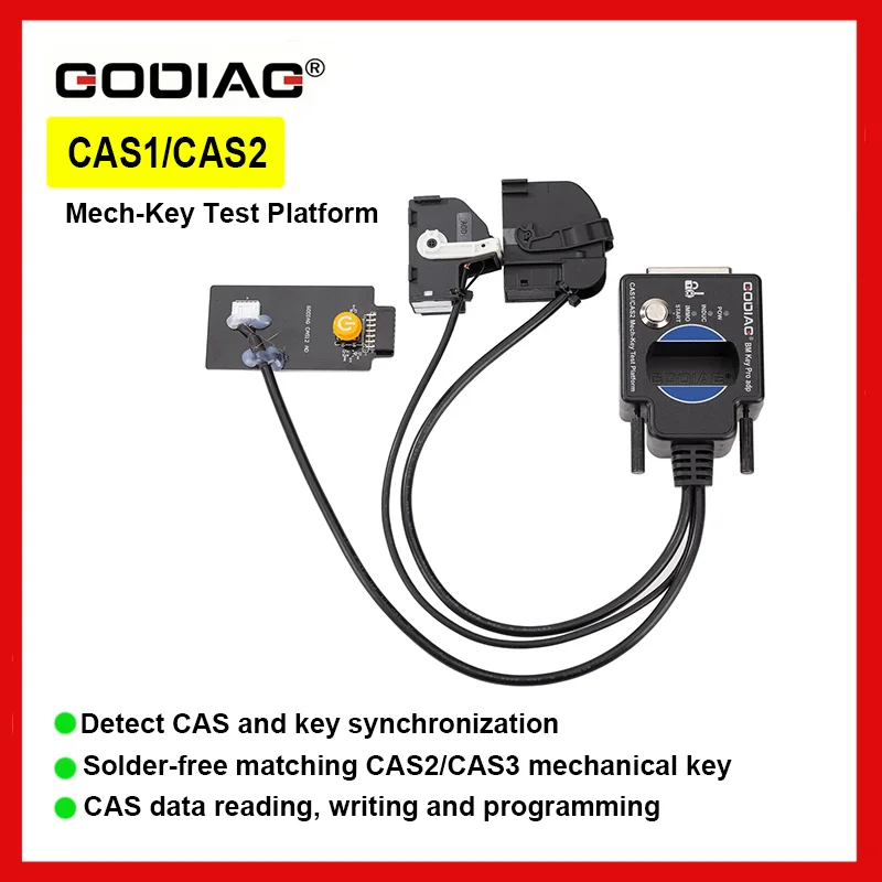 GODIAG Test Platform for BMW CAS1‑CAS3 Mech‑Key Semi Smart Key Data Read Write Fit VVDI2 K518PRO IM608