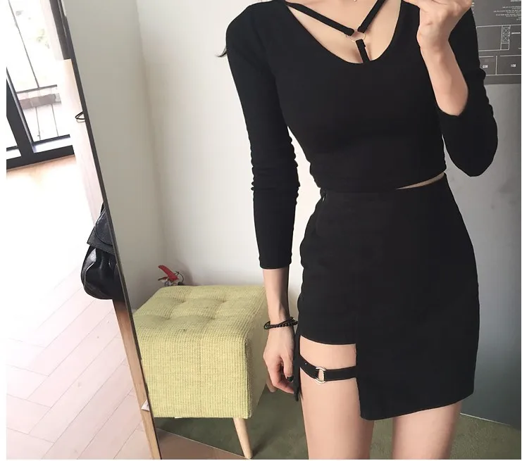 Sexy Fashion Irregular Wrap Hip Skirt Women's Low Waist Short A-Line Skirt Street Style Summer Collection Bodycon Skirts