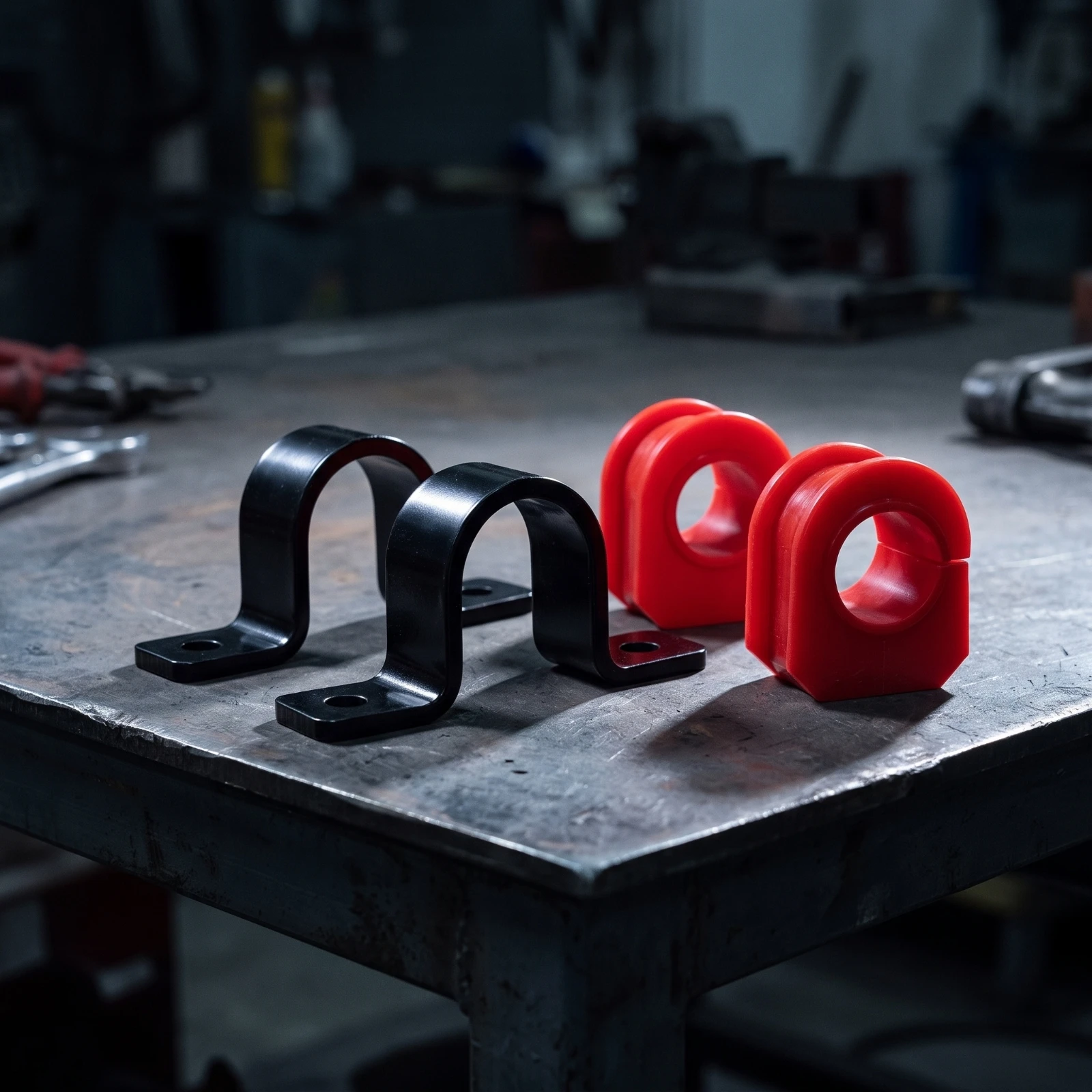 Front Sway Bar Bushings 32mm Polyurethane Bushings Front Sway Bar Split for Truck Owners, Chassis Upgrade