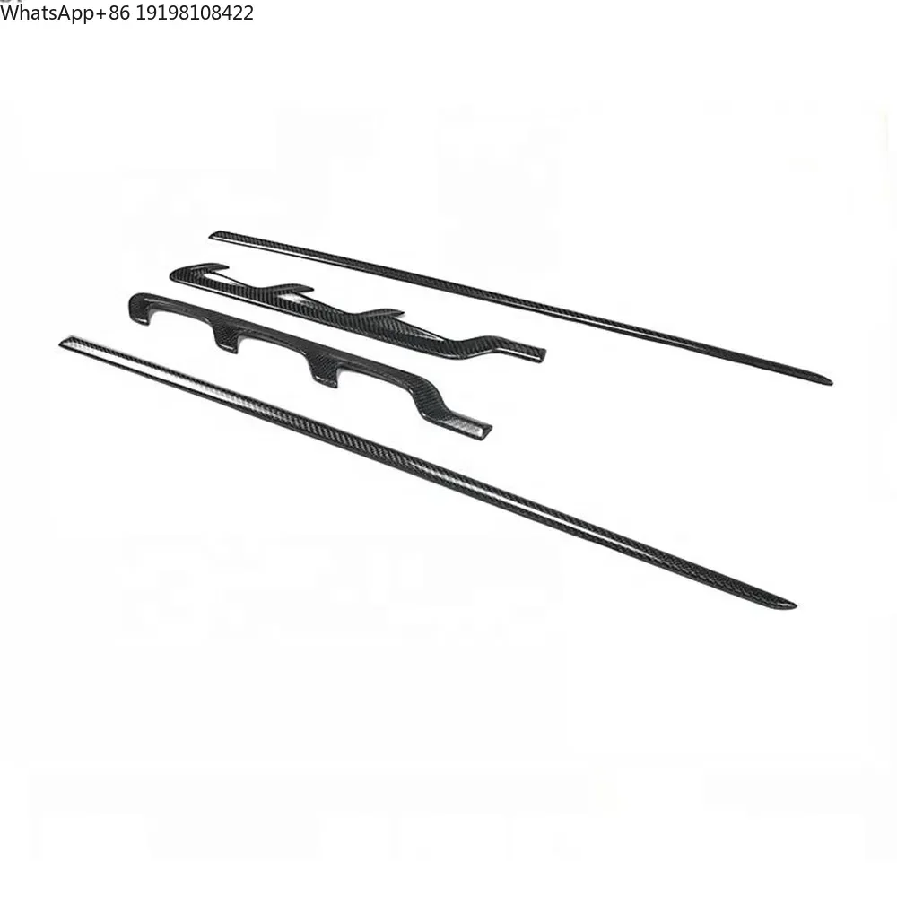 High Level Material Sm Style Dry Carbon Fiber Fender Trim For Maserati Levante