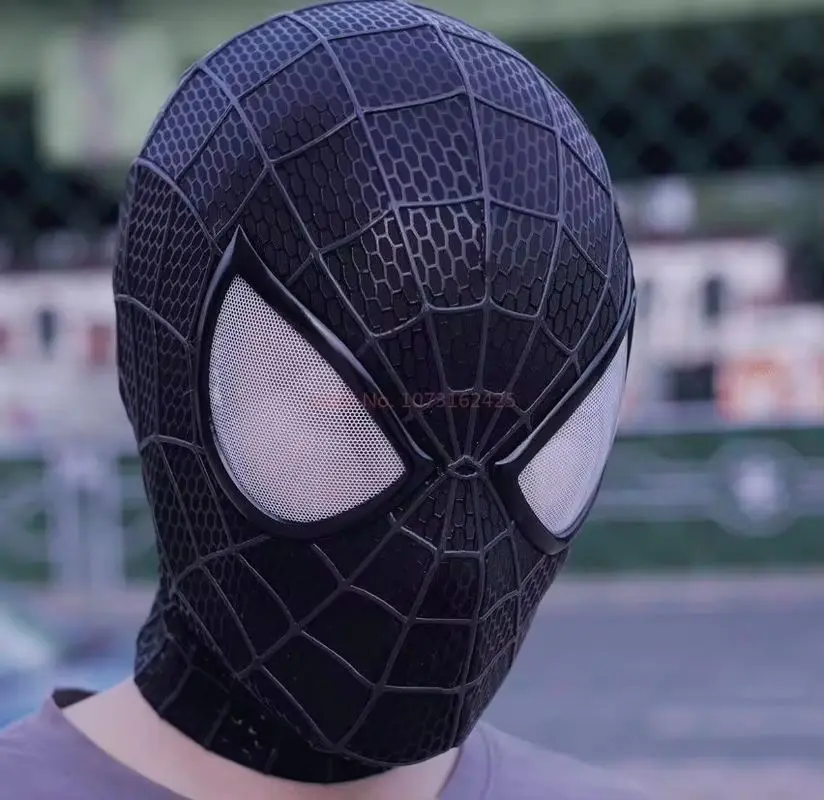 SpiderMan 2 Handcrafted High-Quality Mask Garfield's Version of Peter Parker for Halloween Cosplay Xmas Gift Collectible Toy image 3