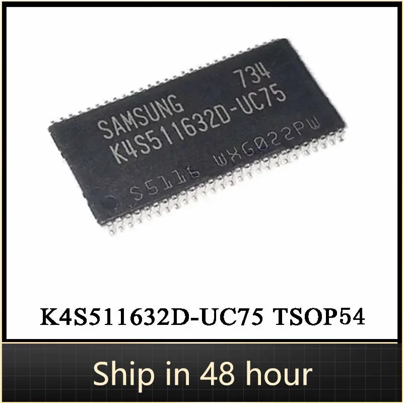 

2-10Pcs K4S511632D-UC75 K4S511632B-UC75 TSOP54 storage IC chip memory In Stock