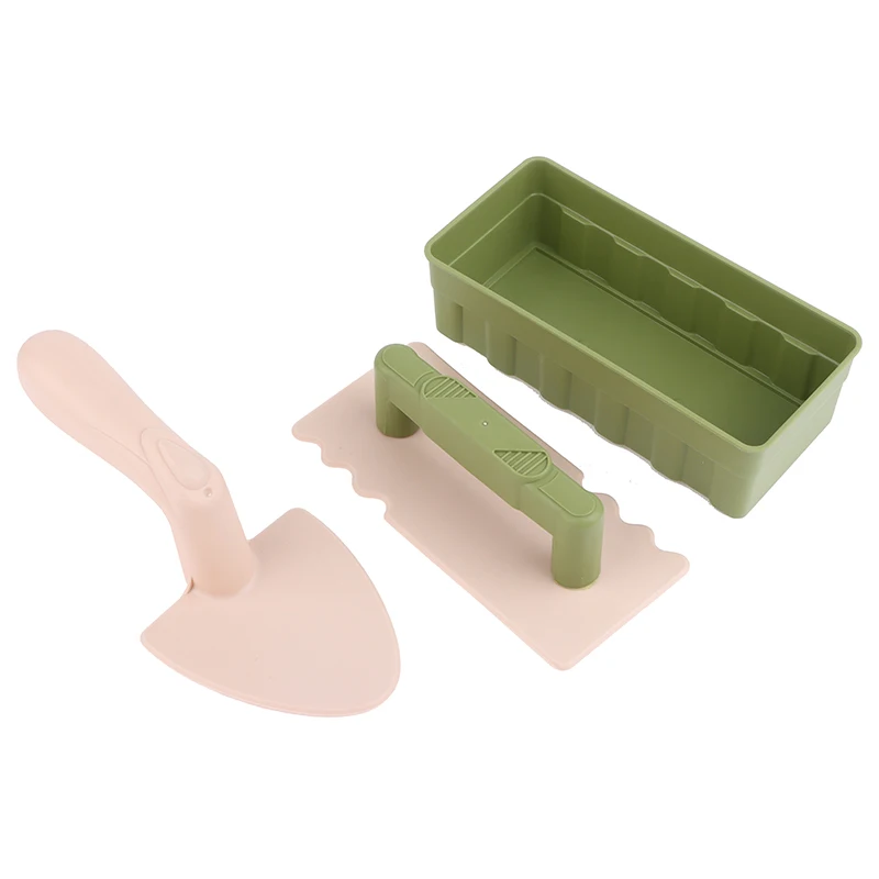 3 PCS ของเล่นหิมะชายหาดทรายสนุกเครื่องทำอิฐทรายปราสาทแม่พิมพ์สำหรับฤดูหนาวและฤดูร้อนสร้างหิมะกลางแจ้งของขวัญวันเกิดเด็กของเล่น