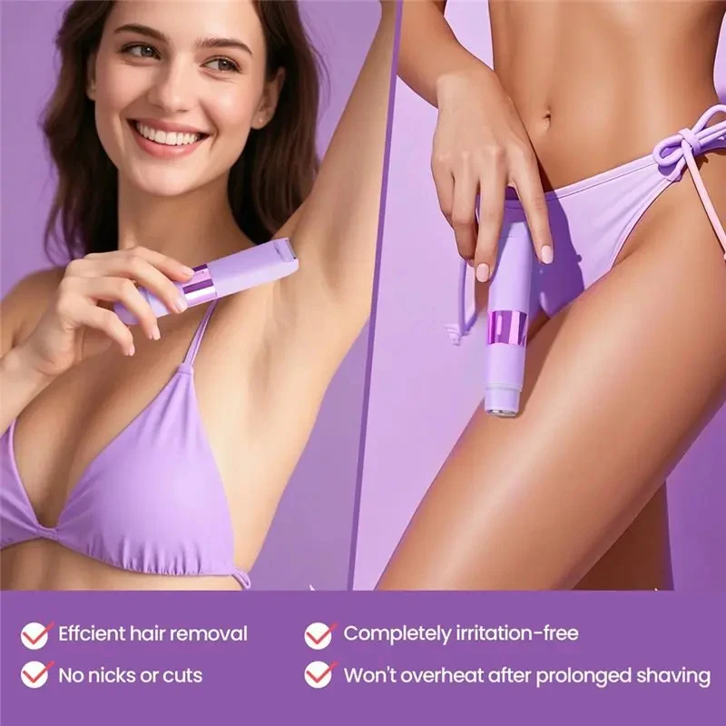 

Double-Head Shaver USB Hair Removal Shaver Portable Electric Shaver And Private Parts Hair Removal Shaver