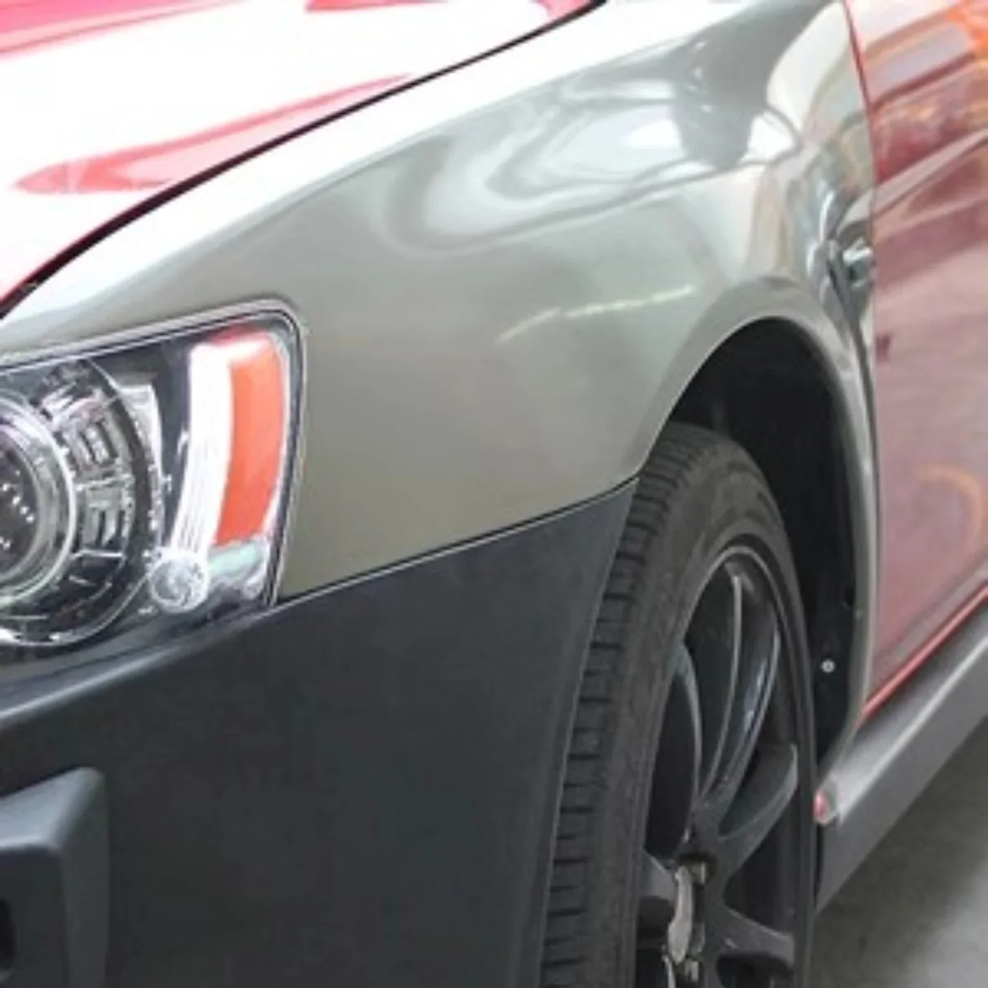 26style Body Kit Left and Right Iron Fender For Mitsubishi Lancer‑ex Convert EVO Style Wide Surround Car Accessories