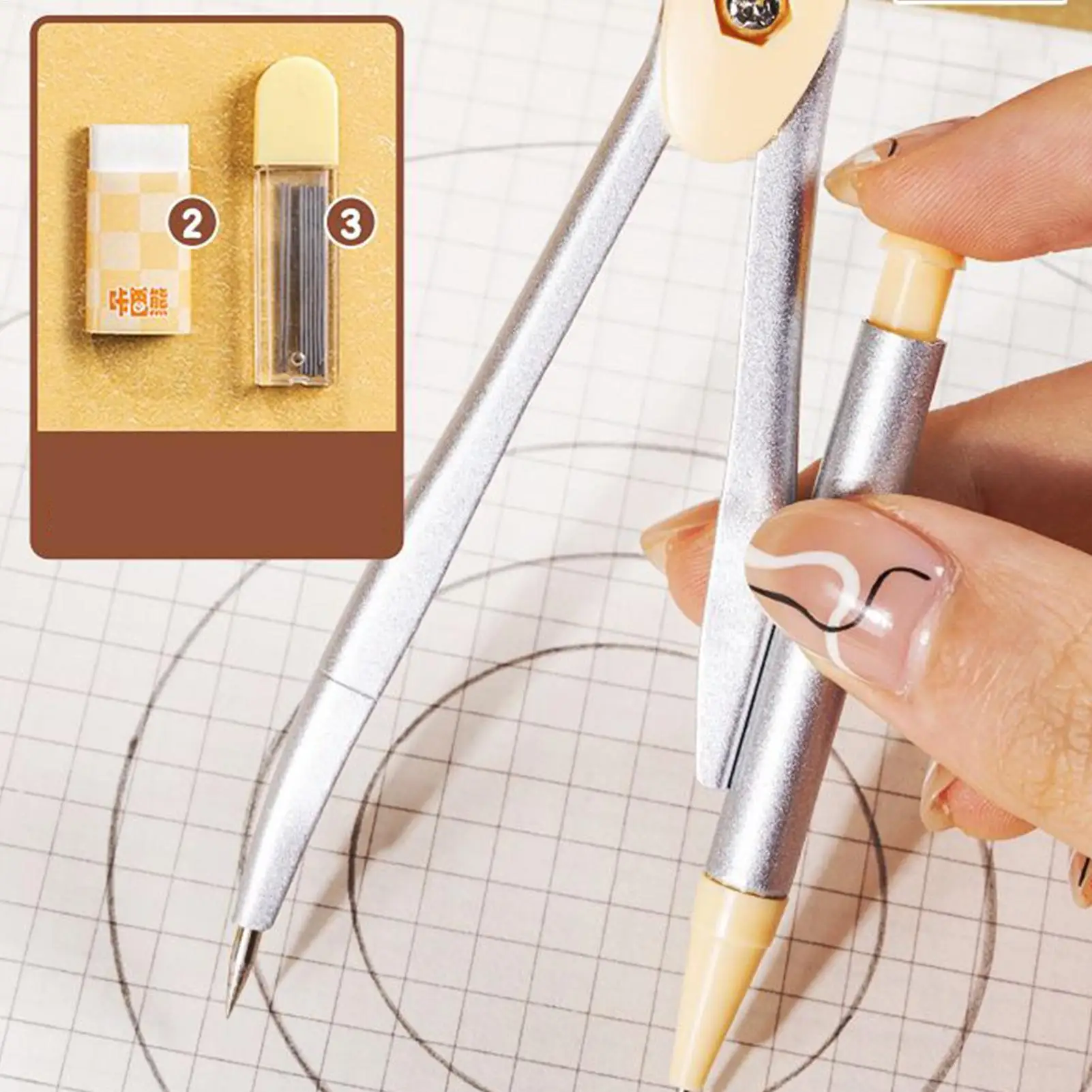 

Набор геометрических инструментов для студентов, 8 предметов, тема «Капибара», транспортир, инструменты для измерения углов, для школы, занятий, экзаменов, художественных работ, колледжа