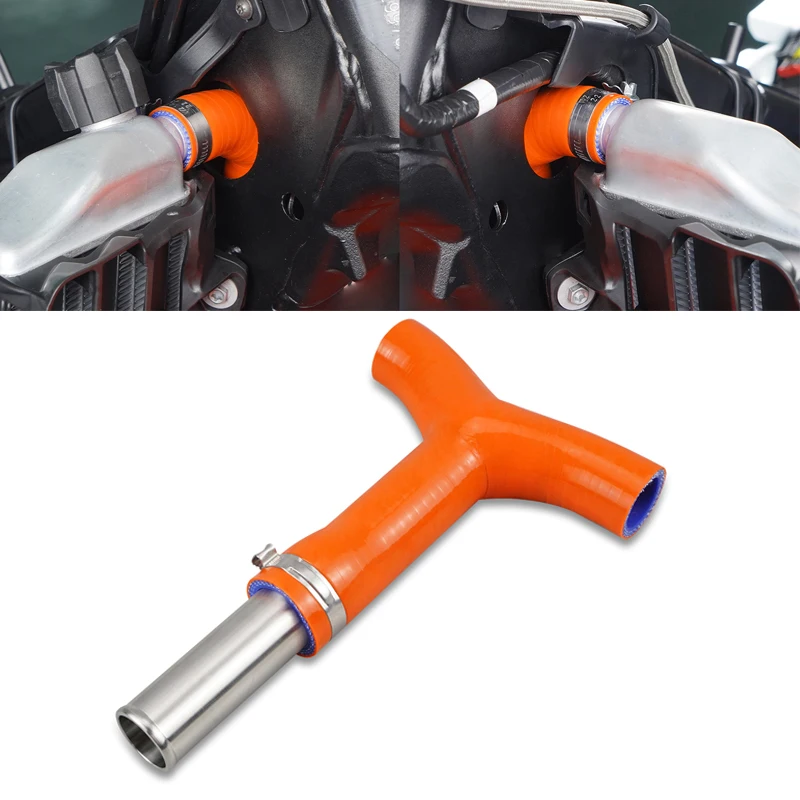 

NICECNC For KTM EXC 300 EXC 450 EXCF 350 XCW 2020-2023 SX 125 SXF 250 SXF 450 XC XCF 2019-2022 Frame T-Piece Radiator Hose Kit