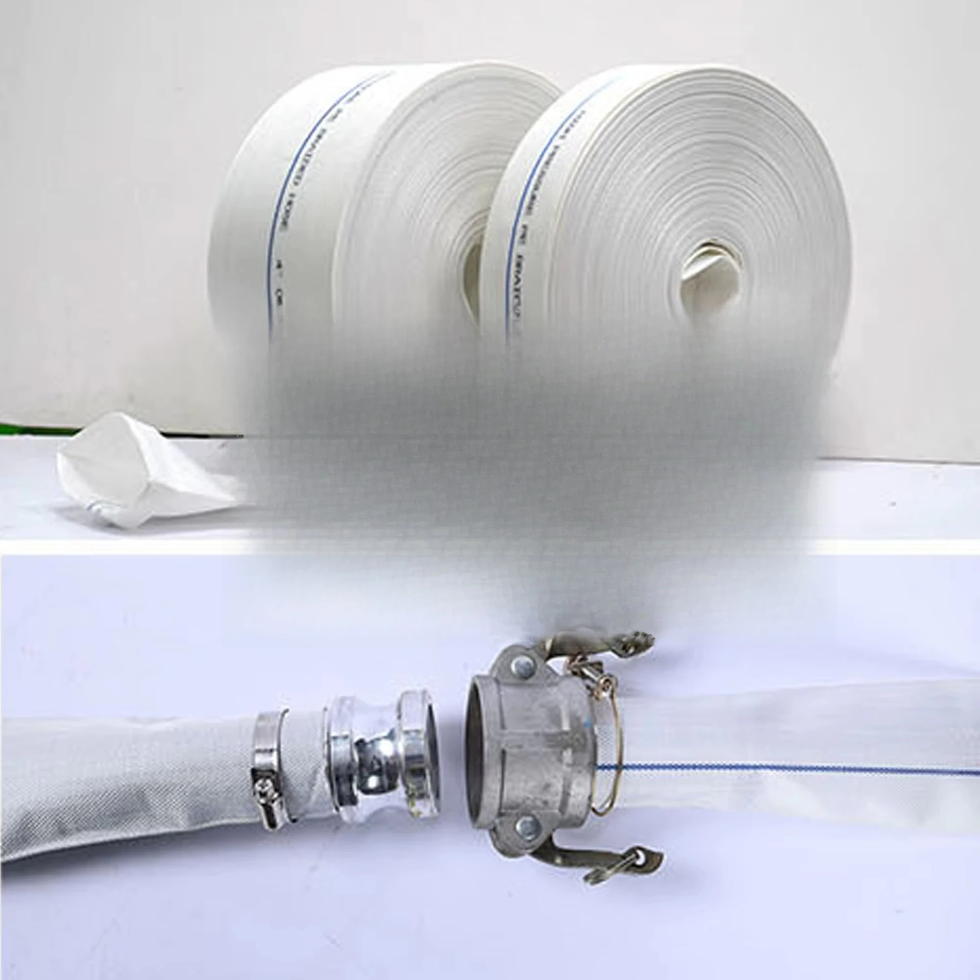 Hot Sale Agricultural Irrigation Supervisor 4 Inch Polyethylene Braided Hose Laying Flat Canvas Hose for Farm Irrigation Systems