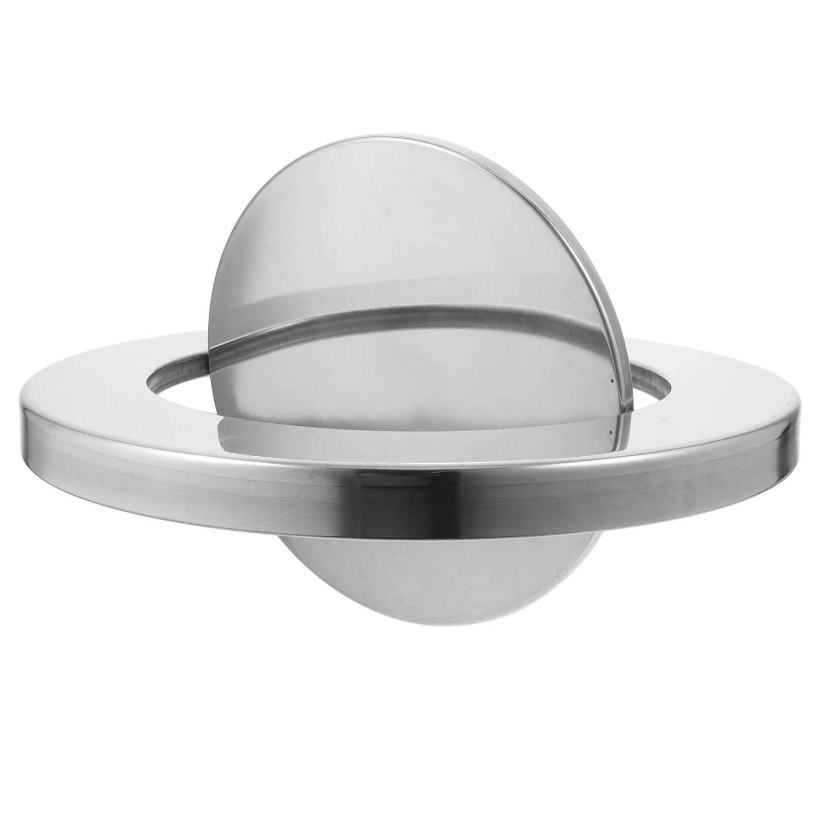 

1pcs Stainless Steel Trash Can Lid Countertop Grommet Garbage Cover Flush Chute Sink Recessed Flap Metal Waste Bin Home Kitchen