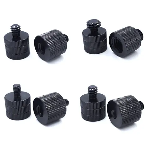 1/4 to M4 M5 M6 M8 M10 Conversion Screw 3/8" Male to Female Thread Standard 1/4 Mount Adapter Screw for Projector Tripod