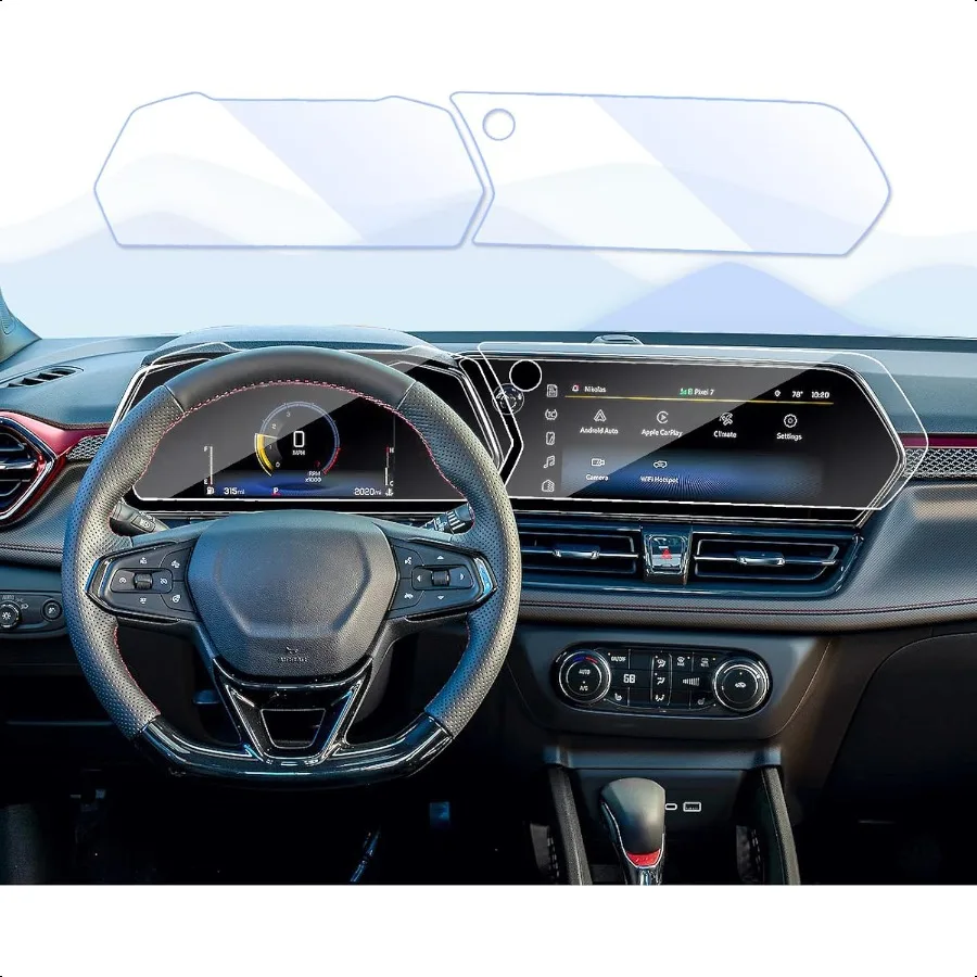 

2pcs for 2024 2025 Chevy Trax Screen Protector for 2024 Chevy Trax Accories 2024 2025 Chevy Trax LT 2RS ACTIV 2024 Trailblazer