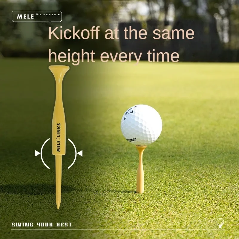 Golf Training Aids for Longer Shots with 8 Wooden Tees and Plastic Golf Ball Holder Durability Stability 8pcs Stylish Style