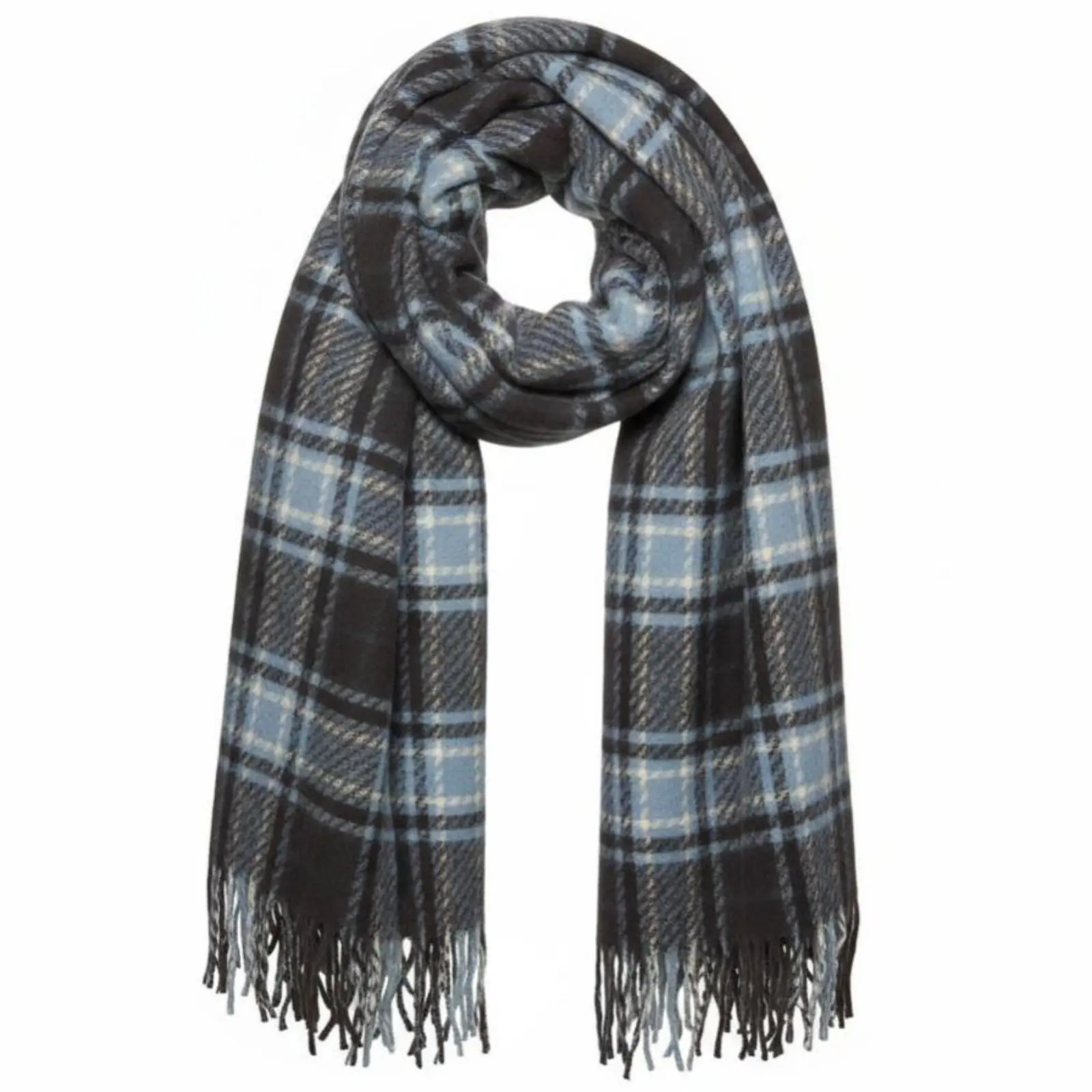 

Плед-шарф, утолщенная осенне-зимняя шаль, с эффектом мягкого кашемира, унисекс, в корейском стиле, теплый длинный прямоугольный плед-накидка