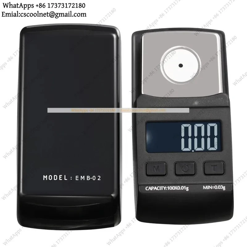 Digital Turntable Stylus Force Meter 0.01G-100G LP Record Player Needle Gauge with 10G Calibration Weight Electronic Accessory