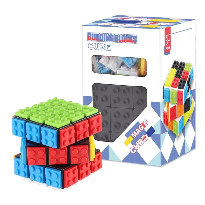 

Разборный 3D-кубик-головоломка 3x3x3: развивающая игрушка-антистресс для снятия напряжения, сенсорная игра для СДВГ