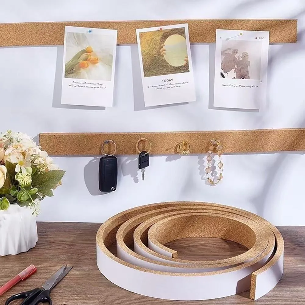 Multifunctional Adhesive Bulletin Board Strips Wall Decoration Posting Notes Wall Storage Strips Message Board Self Adhesive