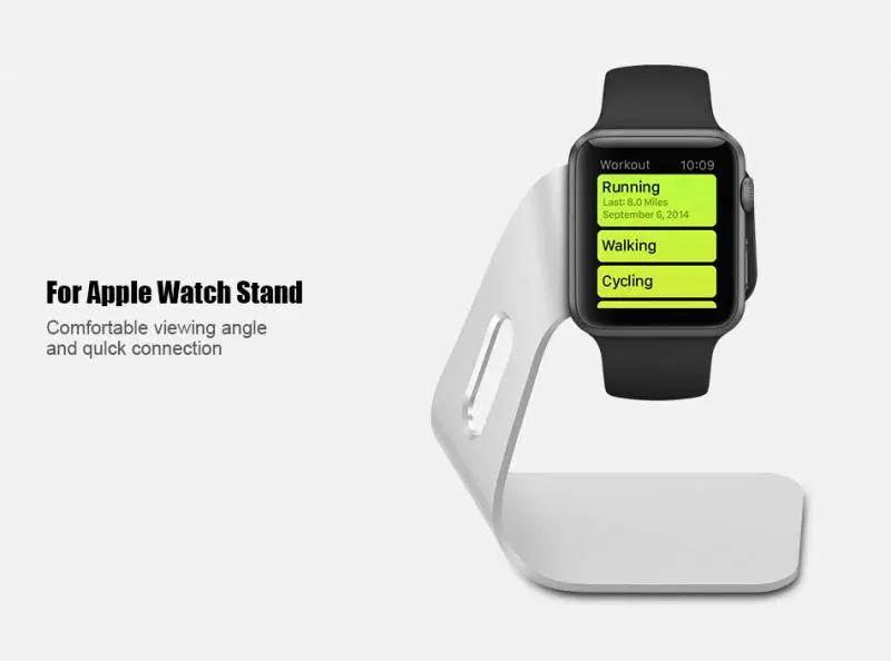 Suitable Smart Watch Charger Stand Metal Aluminum for iWatch Bracket Charging Cradle Stand for Apple Watch Charger Holders