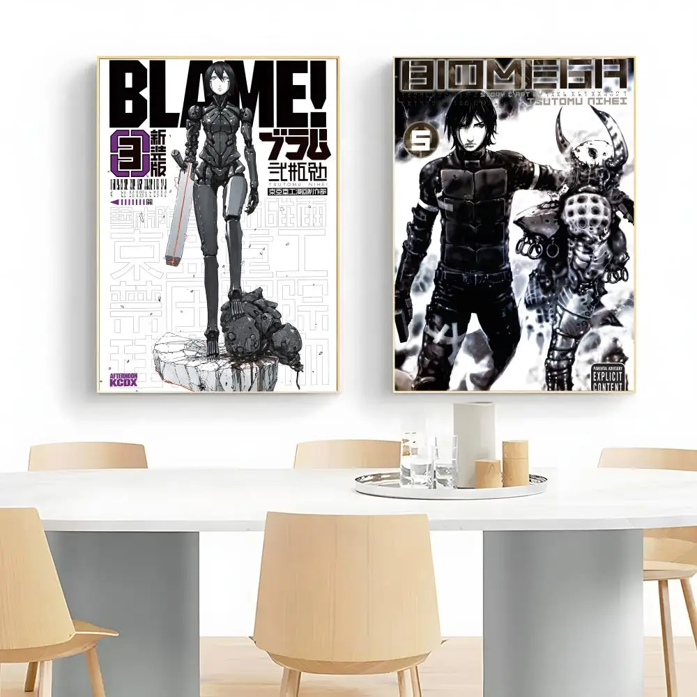 Cyberpunk Manga BLAME! Poster Wall Art Print Decorative Mural Home Decor Gift Unframed