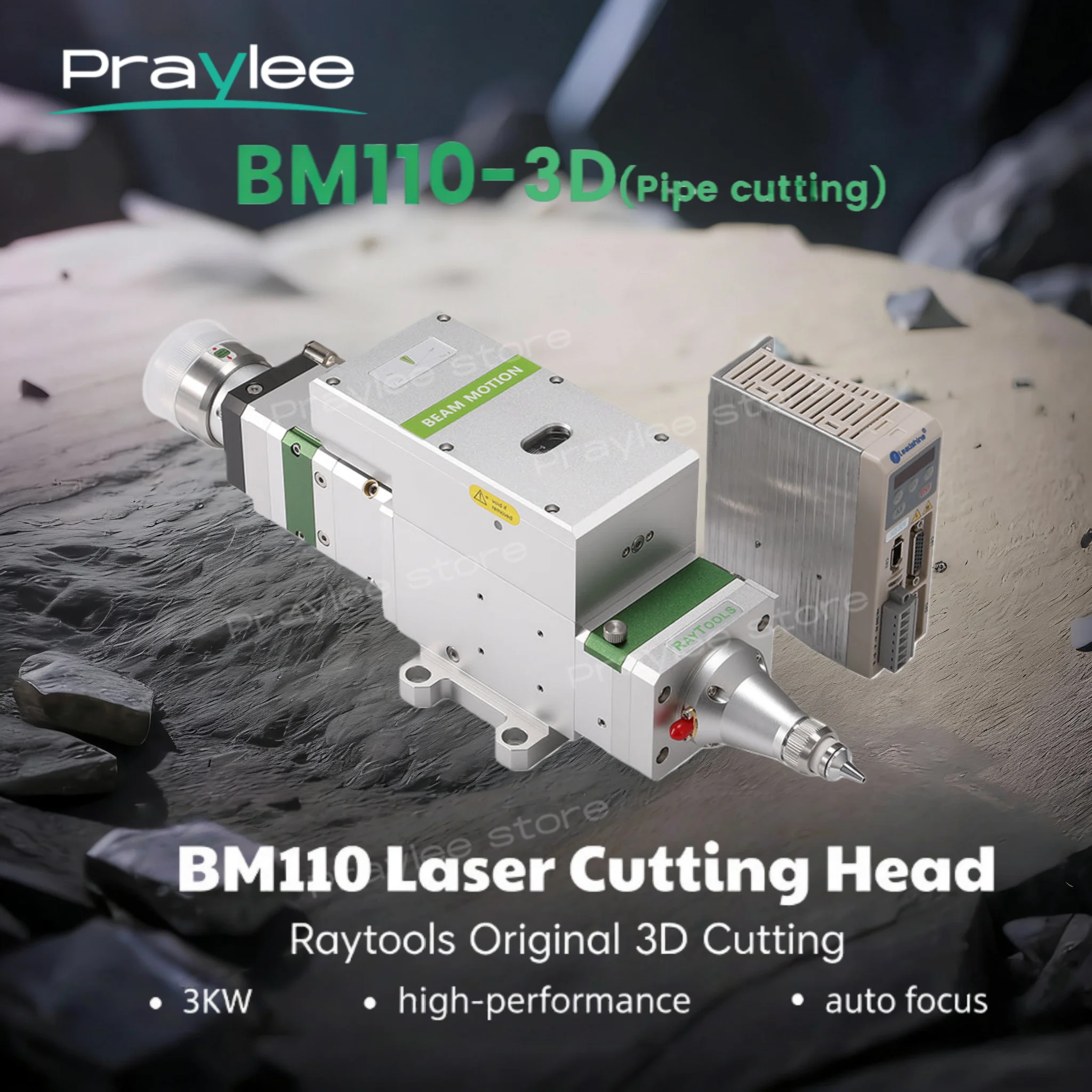 

Raytools Original BM110-3D Laser Cutting Head 3.3KW CL100 FL125 Auto Focus for Raytools Fiber Laser Cutting Head Metal Cutting