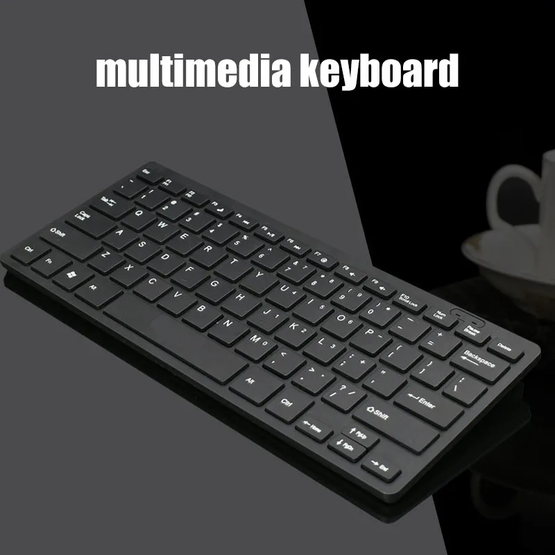 87 Key Chocolate Mini Keyboard Neutral K1000 Laptop Keyboard USB Cable Multimedia Keyboard Light Thin Silence Waterproof