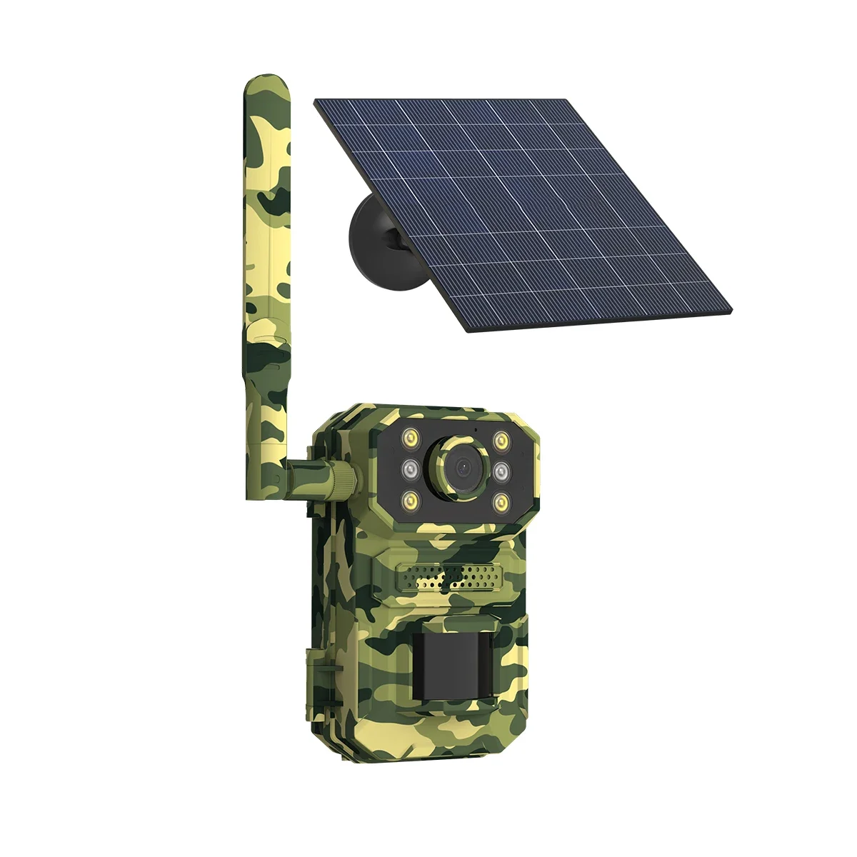 

Solar Powered 4G Wildlife Hunting Trail Camera Security Alarm Motion Detection Night Vision 4K Camera A8