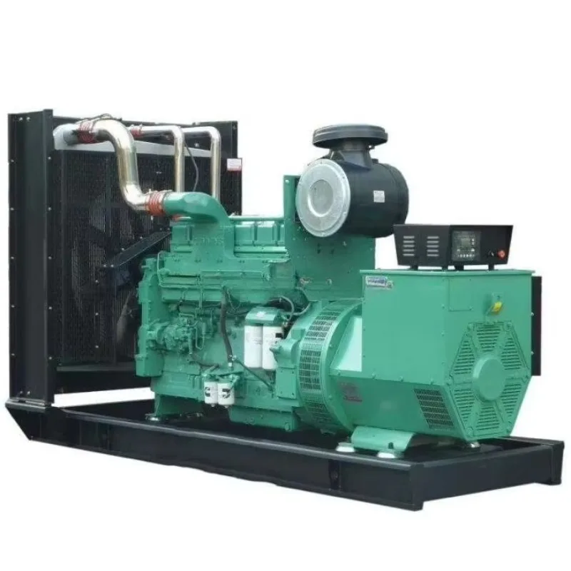 Open Type Diesel Generator Set Multi Voltage Electric Start Genset for Farm Workshop Factory and Construction Use