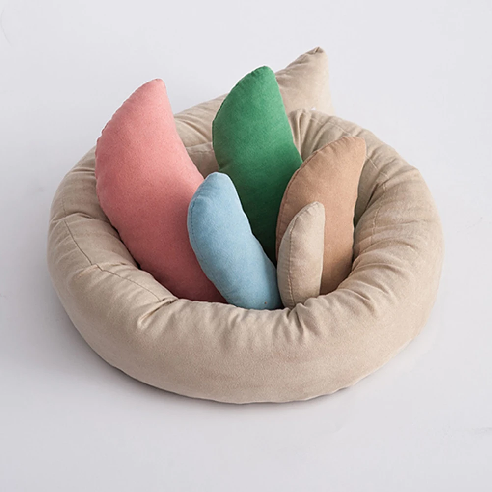 

6 Pcs Auxiliary Pillows for Baby Photography Cotton PP Comfort Newborn Photo Props Kids Shoot Bedroom Decor Photography Ornament