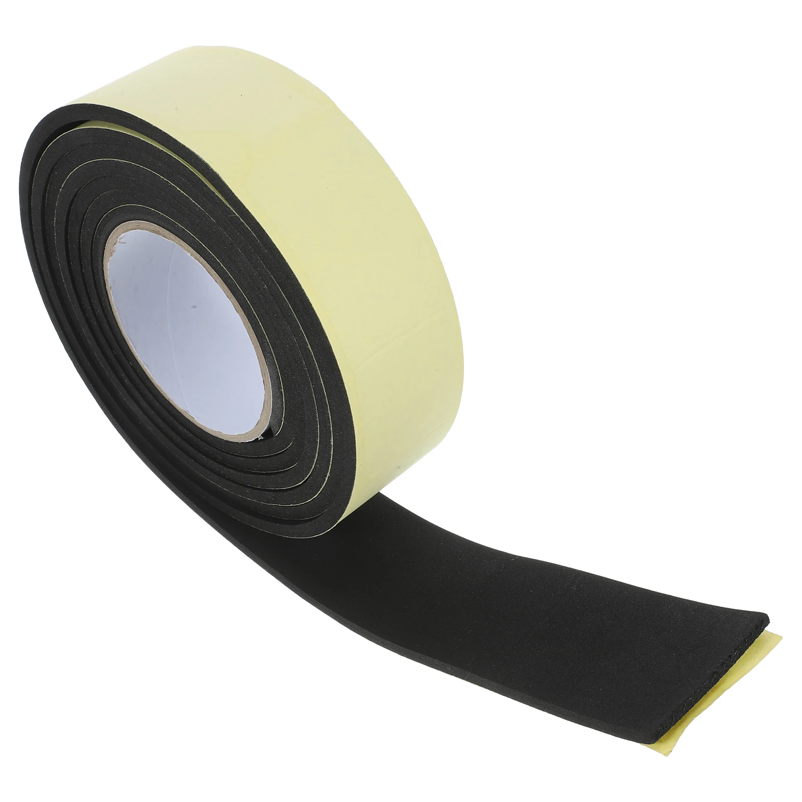 

Black Tape 50MMx3M Single Sided Adhesive Thick Foam Strip Door Window Sealing Insulation Weather Stripping Strong Adhesion