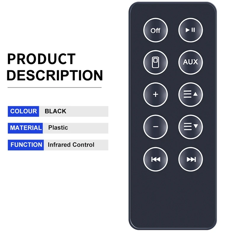 1 Piece Remote Control New Remote Control For Bose Sounddock 10 SD10 Bluetooth-Compatible Speaker Digital Music System