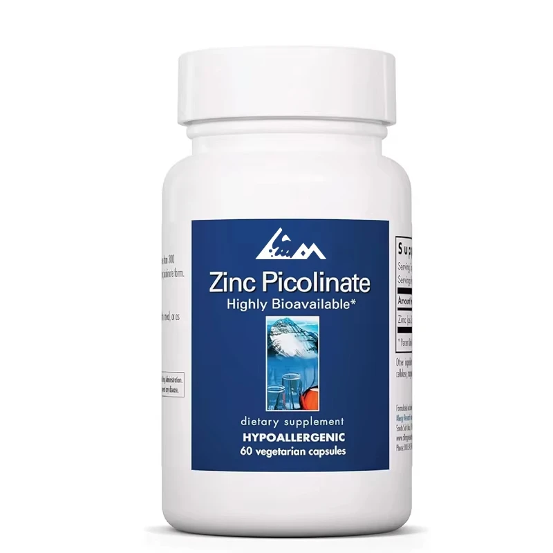 

Zinc picolinate supplement - supports normal healthy immune response, absorbs well, vegetarian capsules -60 capsules