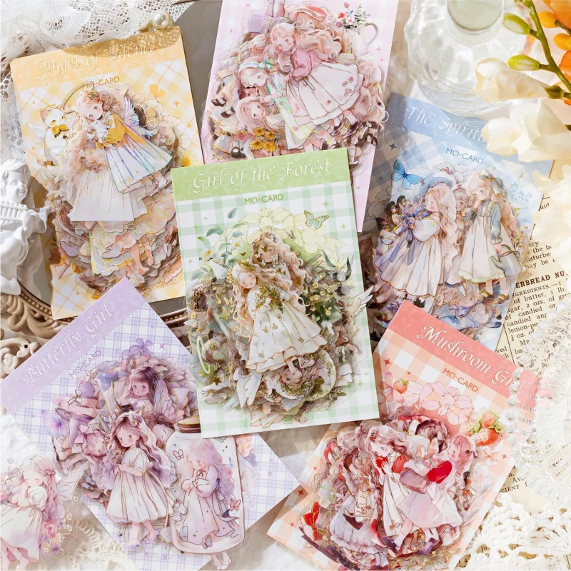 1pack/30pcs Fairy Tale Character Sticker Pack, Adorable Vivid Stickers, Decor for Hand Account, Notebook Craft Books Daily