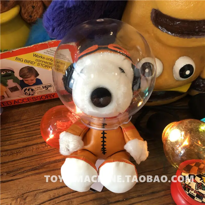 Kawaii Astronaut Snoopy Charlie Brown Plush Doll Space Suit Cartoon Stuffed Toy Collectible Figure Decor Gift For Peanuts Fans