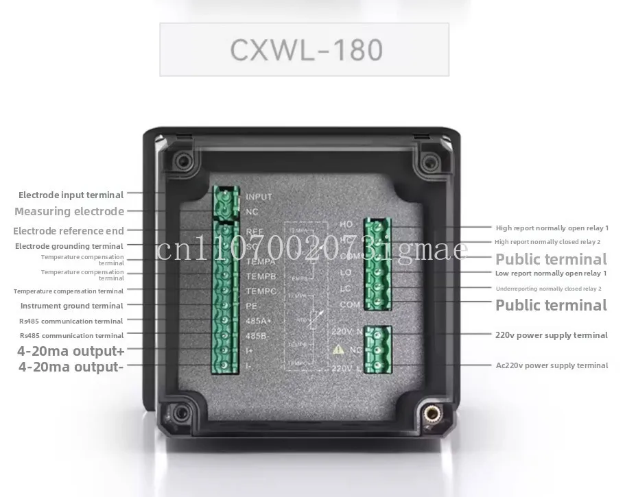 Waterproof PH meter detector Acidity meter controller ORP water quality test Electrode probe Sensor monitoring