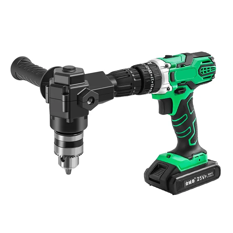 Multifunctional electric drill, impact drill, 90-degree corner cutter, electric universal screwdriver, corner bending drill bit